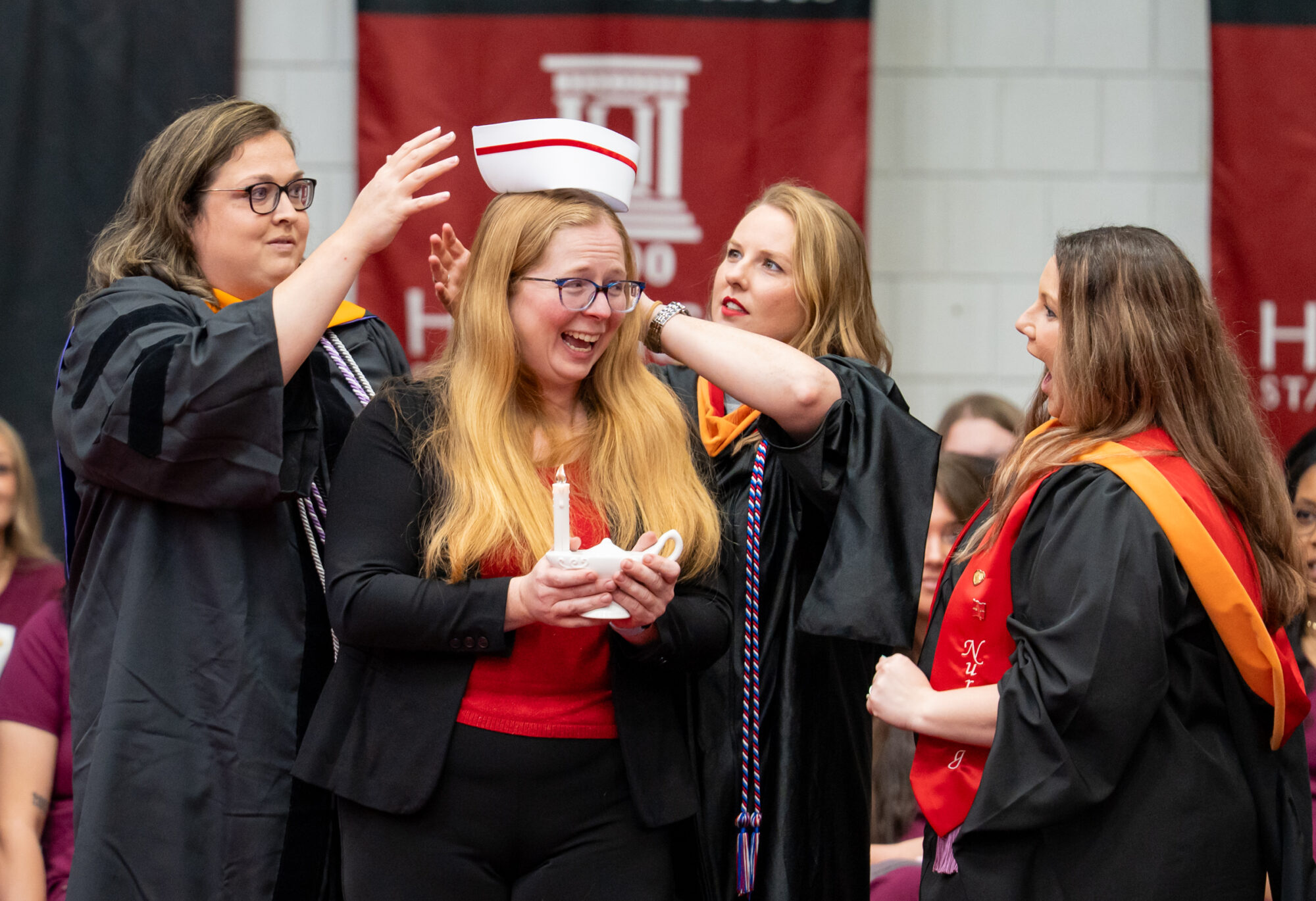 Picture of Henderson nursing pinning ceremony