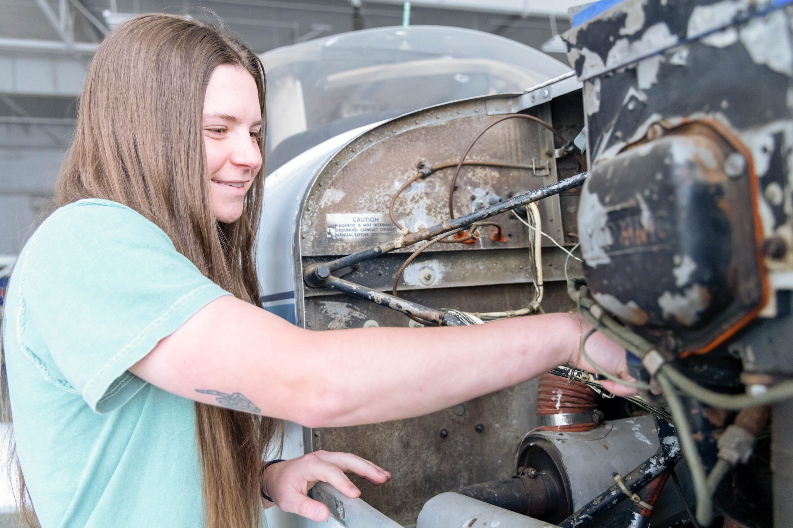 Picture of student at ASU Mid-South aviation