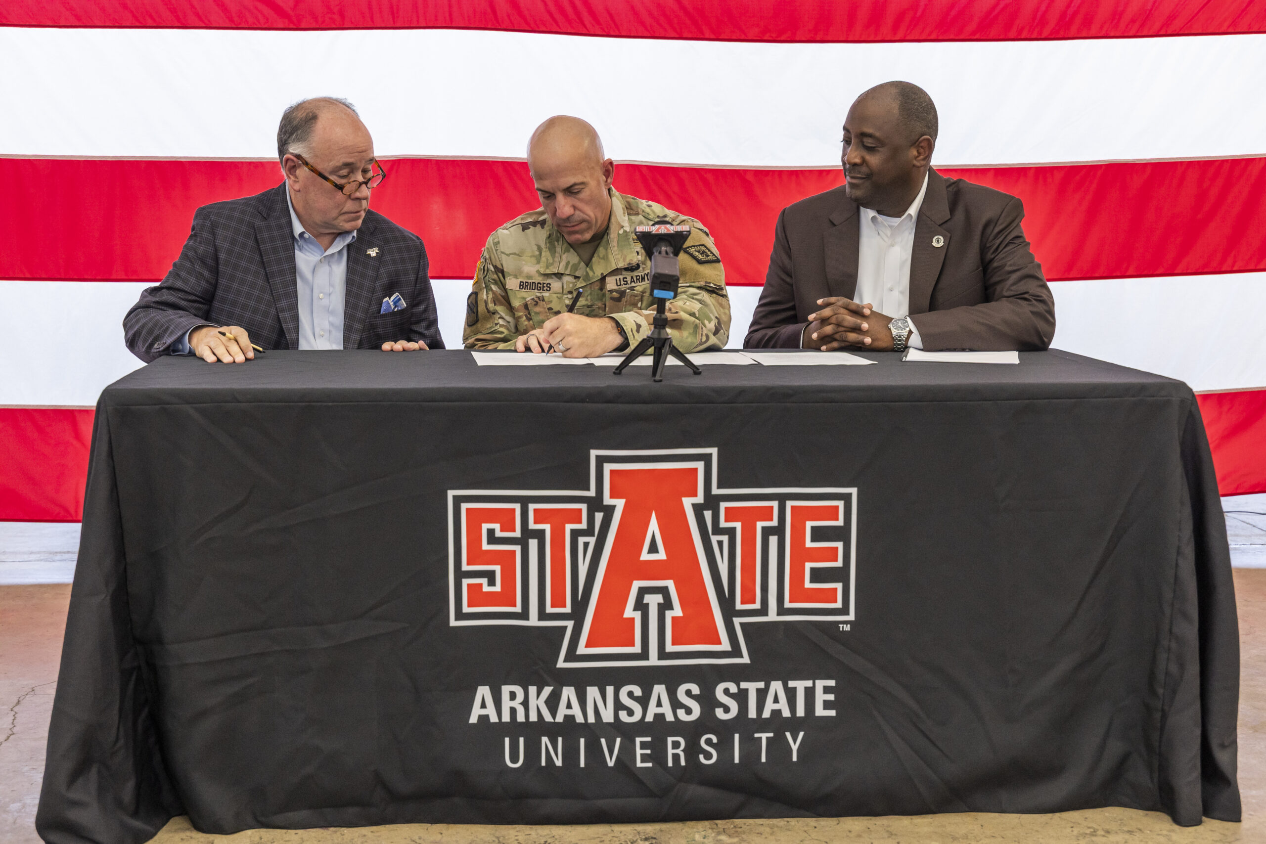 ASU System Arkansas National Guard MOA Signing Ceremony