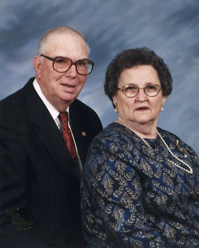 Pictured are Saline County Scholarship honorees Charles and Bertha Broadway