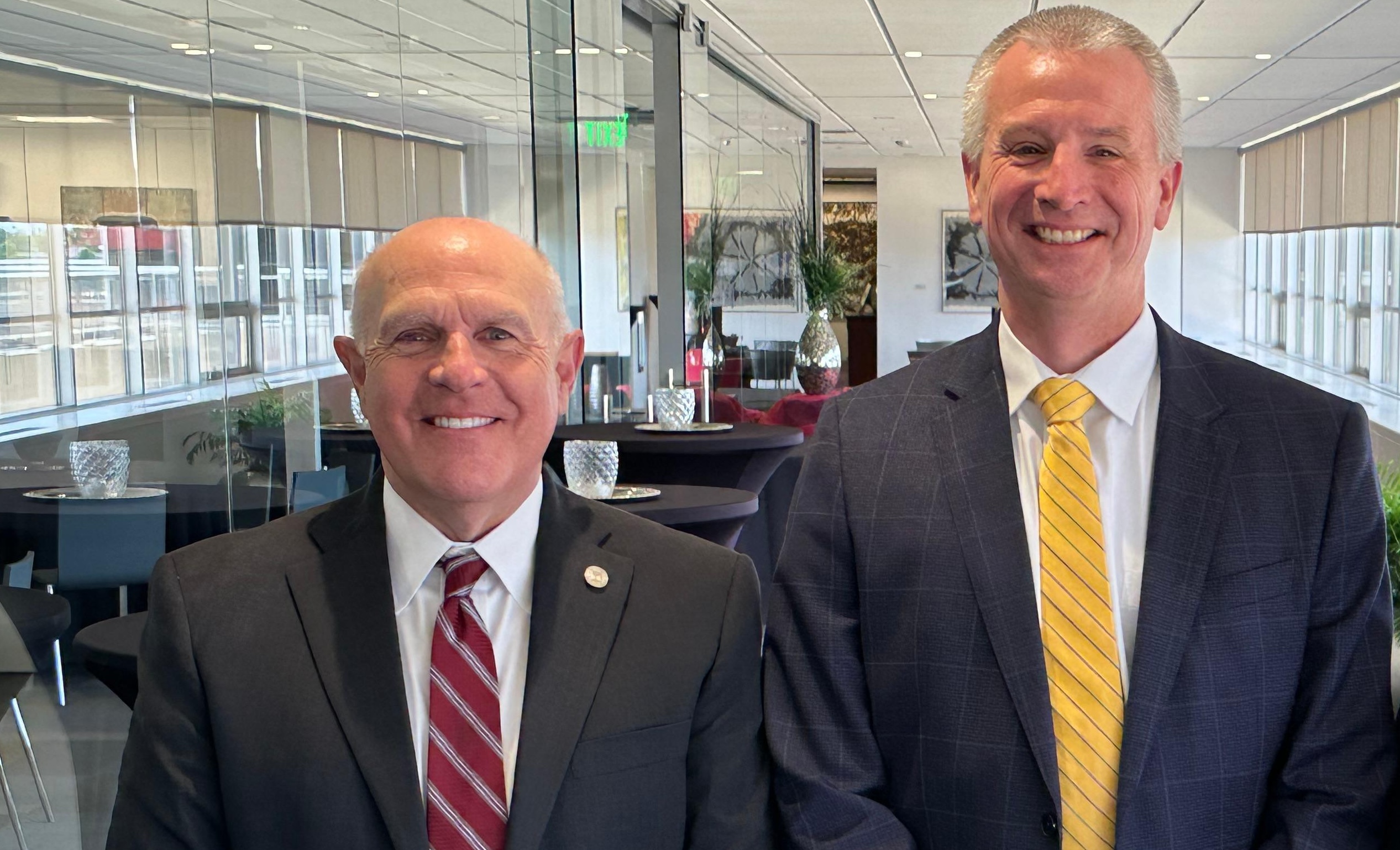 Photo of (From left) Dr. Trey Berry, Dr. Shane Speights,