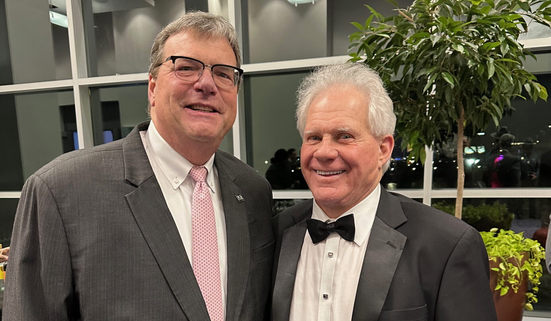 Picture of A-State alumni Price Gardner and Johnny Allison