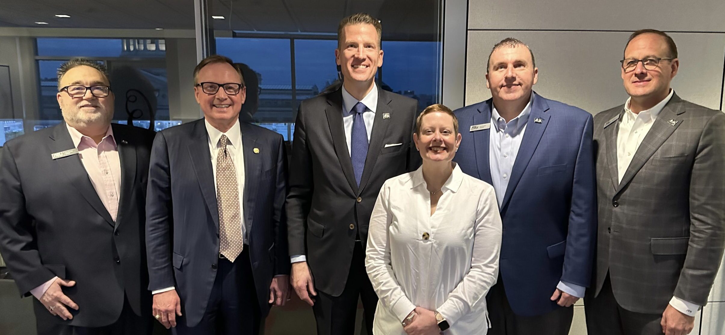 picture of (From left) Gary Harpole, Jerry Halsey, Brendan Kelly, Tressa Kelly, Paul Rowton, Jerry Morgan