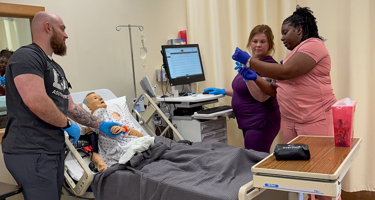 picture of ASU Three Rivers nursing students