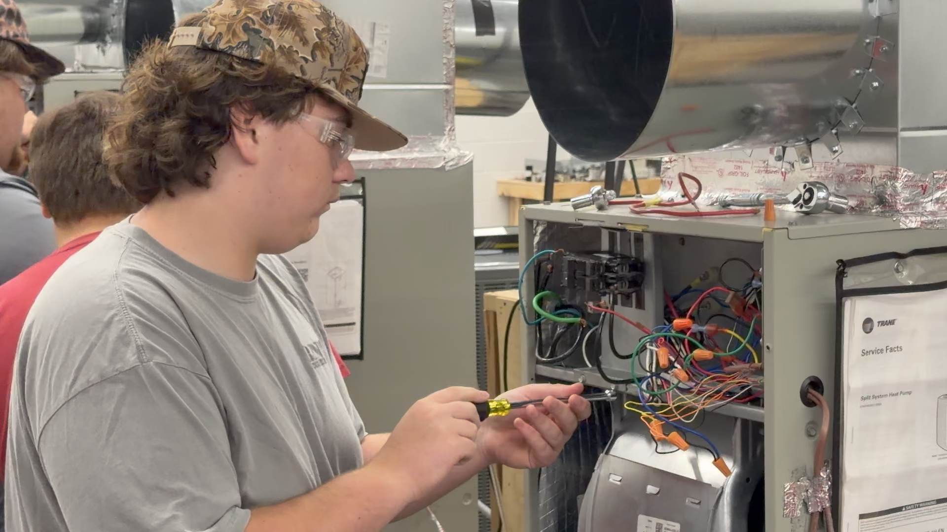 picture of Saline ASU Three Rivers HVAC student