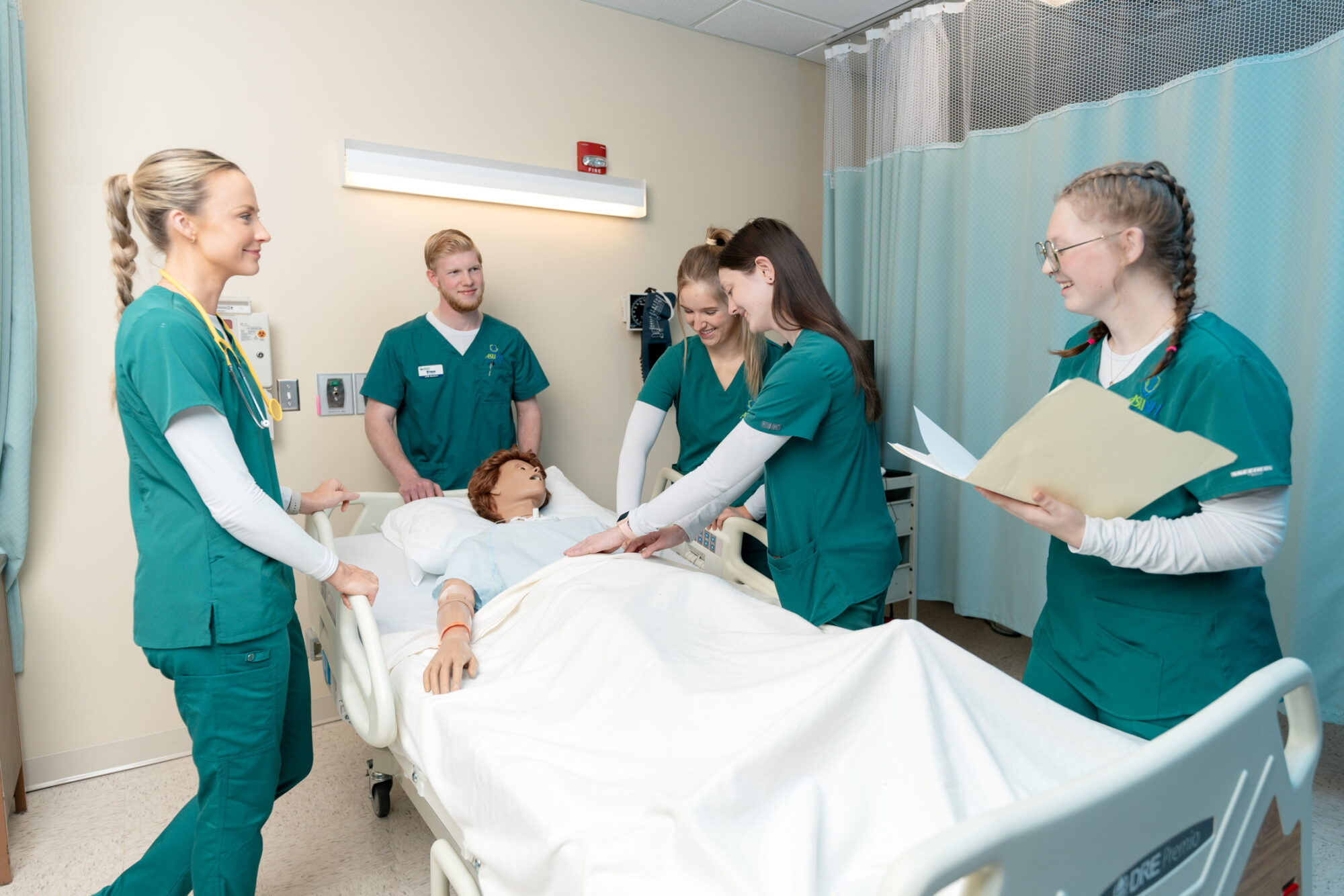 Pictured are Nursing students at Arkansas State University-Mountain Home