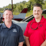 Cody Unruh, assistant chief flight instructor, left, and Jordan Dennis, chief flight instructor, will conduct the evaluations. Dennis, who is authorized by the FAA, will issue certificates upon successful completion.