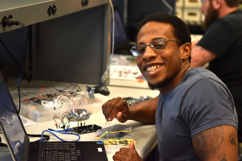 picture of ASU-Mountain Home computer information systems student