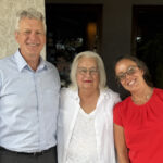 Picture of (From left) Dr. Len Frey, Kay Luter, and Dr. Heidi Banse
