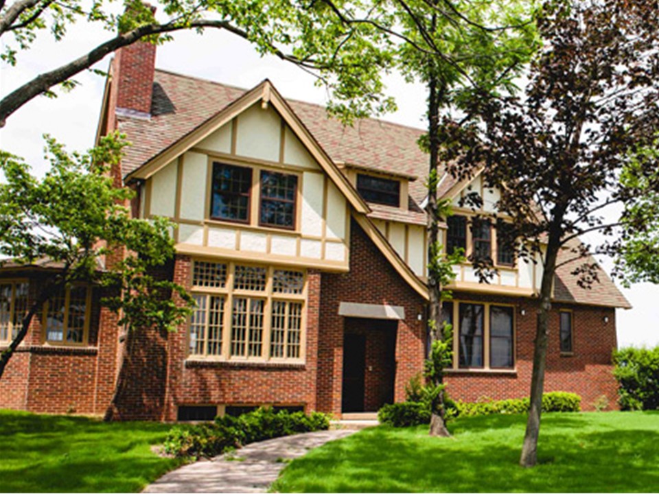Picture of Historic V.C. Kays House, a 1936 Tudor-style residence on the Arkansas State University campus in Jonesboro