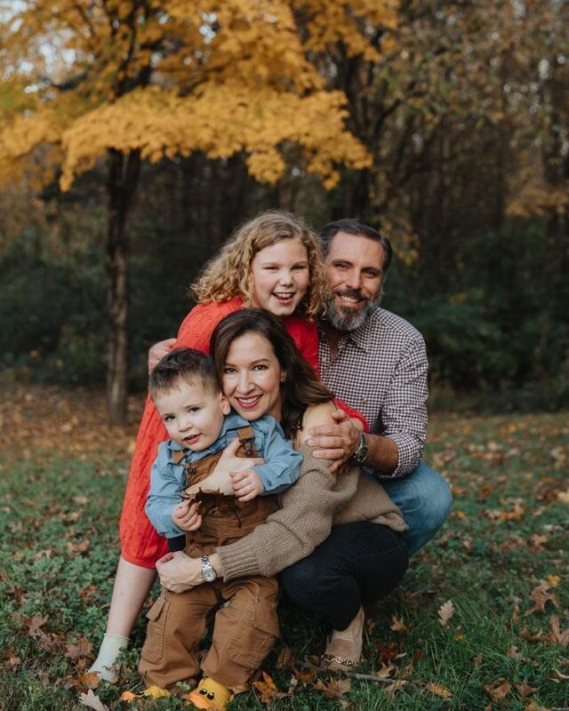Pictured (from left) are Marcus, Rachael, Mia and Nick Meurrier