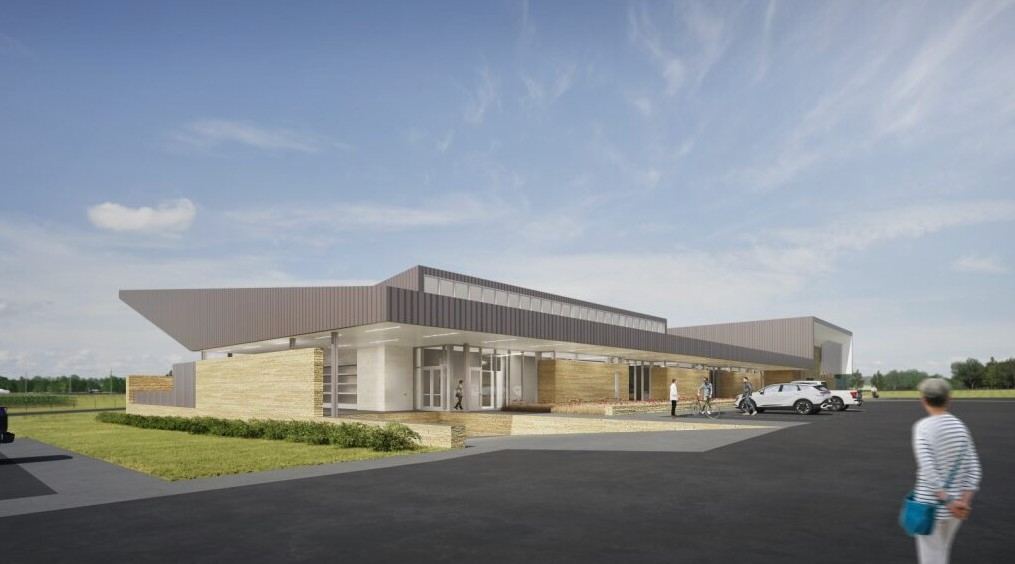 Picture of architectural rendering of CREST Center at Arkansas State University in Jonesboro