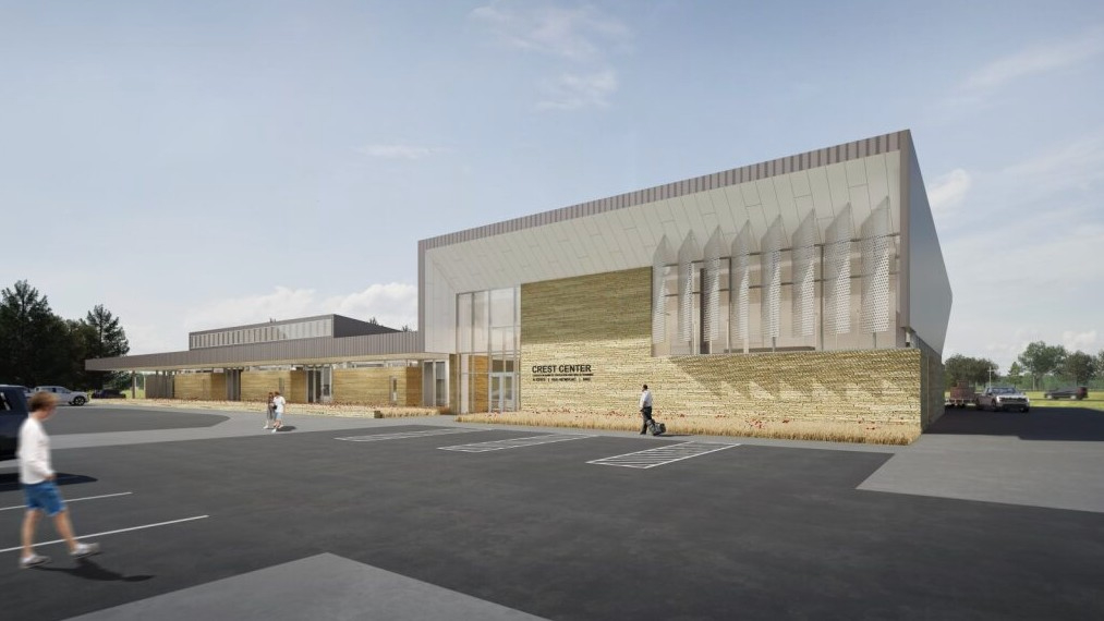 Picture of architectural rendering of CREST Center at Arkansas State University in Jonesboro