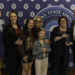 Picture of (from left) are Colt Rice, Stephanie Rice, Riley Walburn, Robin Rice, Abbi Carruth, Dr. Jennifer Methvin, and Butch Rice.